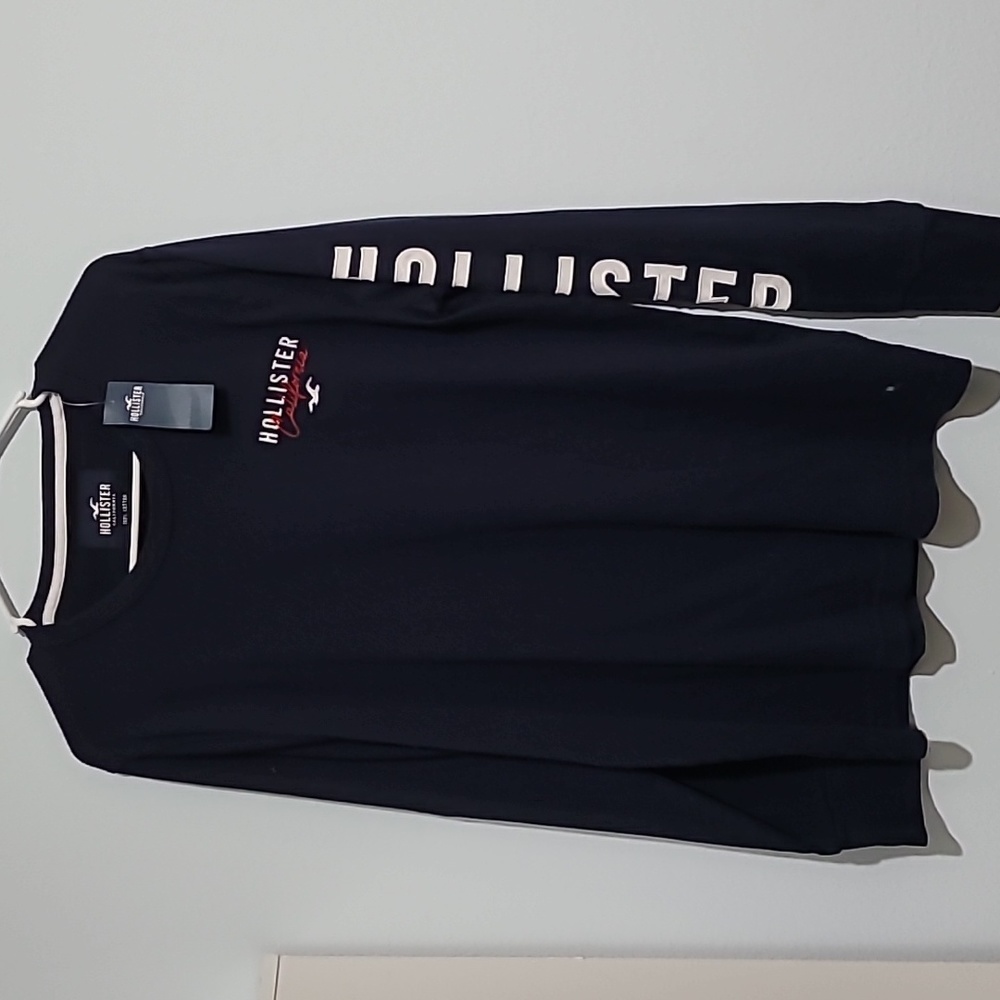 Hollister medium Blue Long sleeve tee shirt